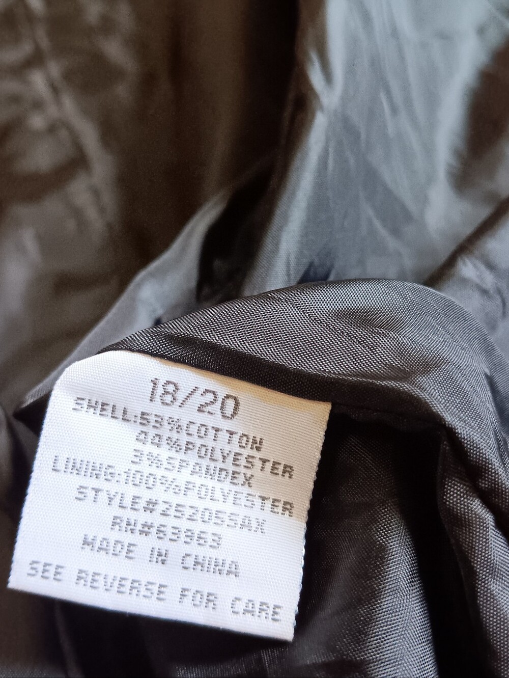 Black Belted Button Up Trench Coat Womens Plus Size 18/20 Dressbarn, Fall - Picture 7 of 9